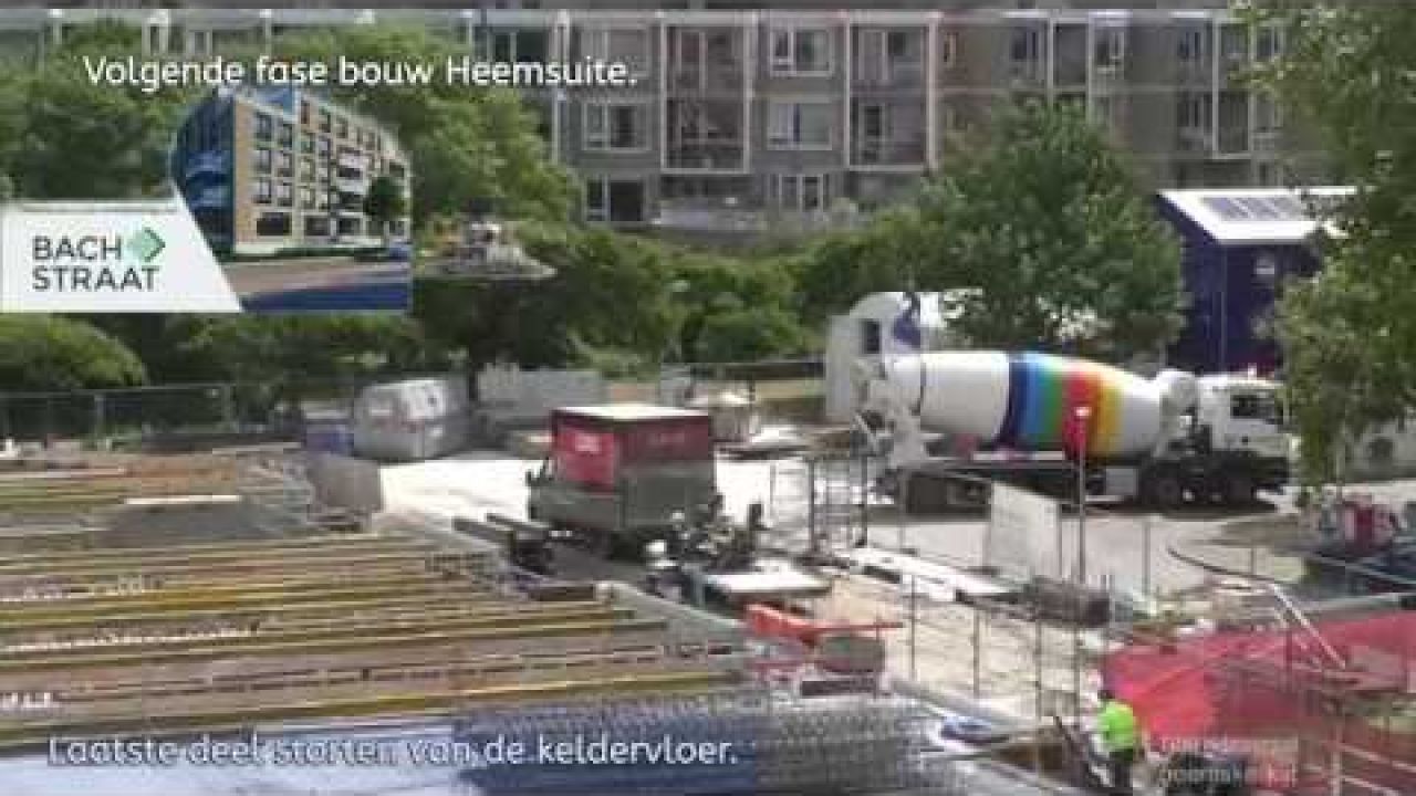 Laatste deel,stort keldervloer Heemsuite aan de bachstraat.  7/15